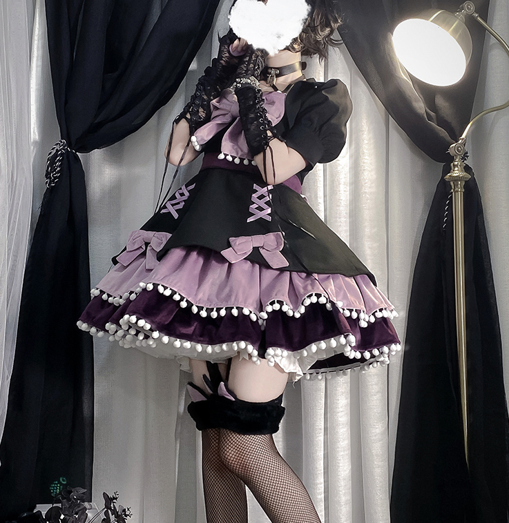 With PUJI - Confession Function - Wool Kawaii Lolita JSK Dress Suit
