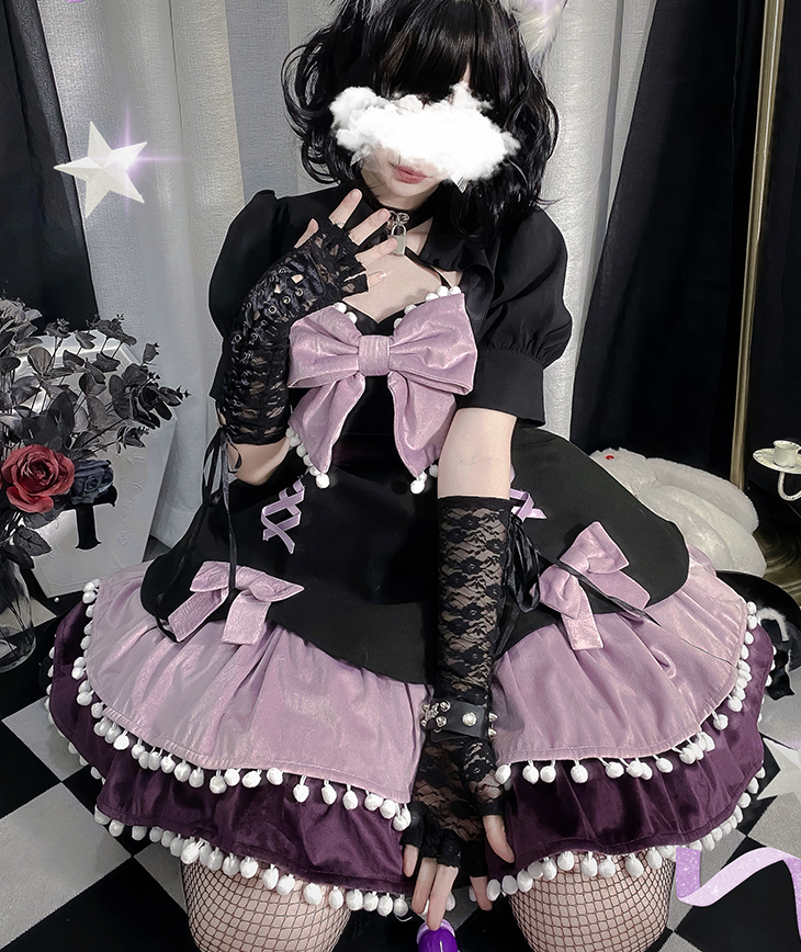 With PUJI - Confession Function - Wool Kawaii Lolita JSK Dress Suit