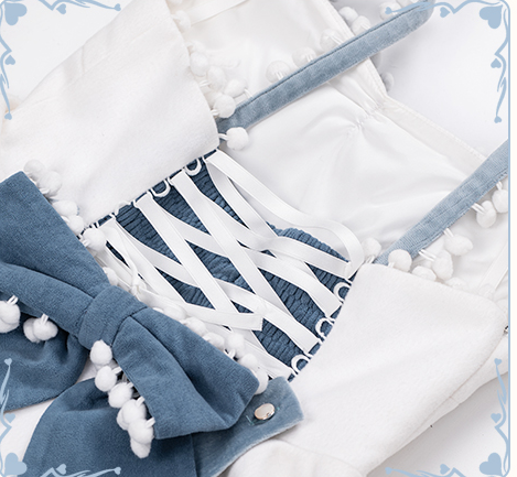 With PUJI - Confession Function - Wool Kawaii Lolita JSK Dress Suit