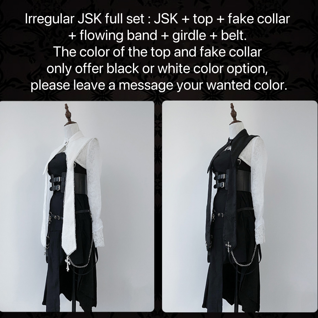 Your Highness - Nun Lolita Gothic OP Dress Full Set