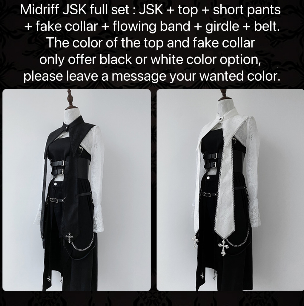 Your Highness - Nun Lolita Gothic OP Dress Full Set