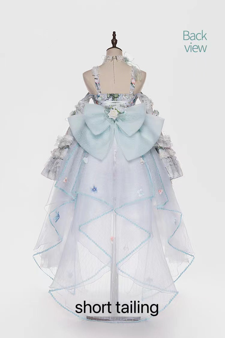 Youpairui - Sylph - Classic Lolita Tea Party Green Jumper Dress