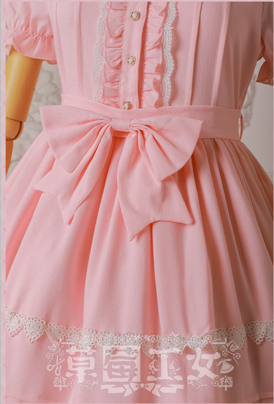 Strawberry Witch - Ice Cream Puffs - Sweet Lolita OP