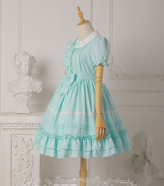 Strawberry Witch - Ice Cream Puffs - Sweet Lolita OP