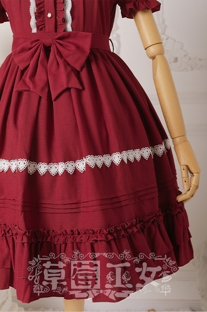 Strawberry Witch - Ice Cream Puffs - Sweet Lolita OP