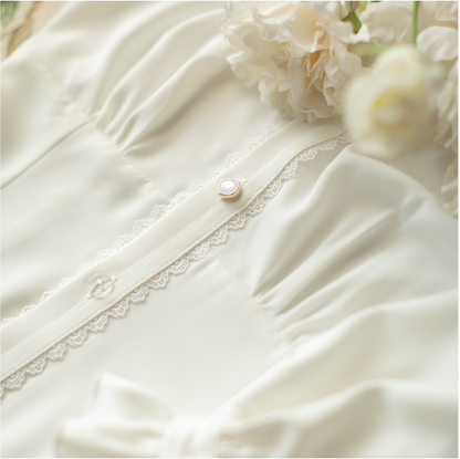 Forest Wardrobe - South of the Forest - Vintage Lolita Halter JSK Dress, French Style Blouse