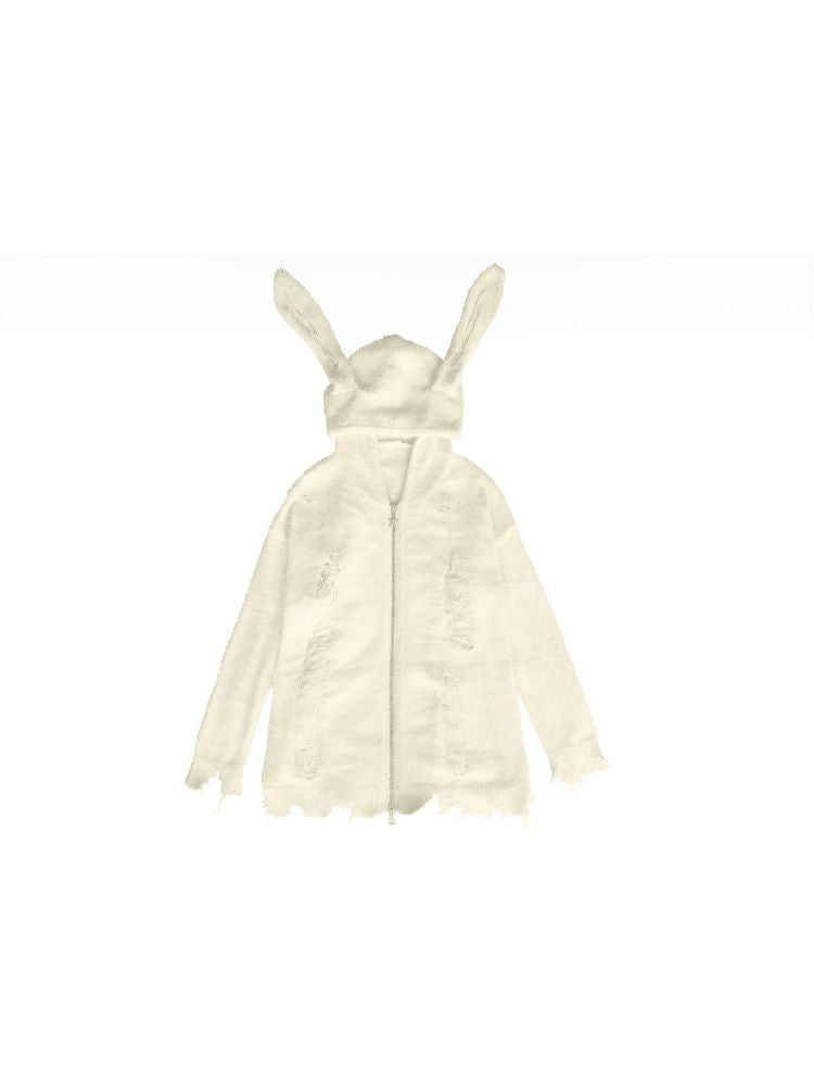 Hooded Knit Cardigan Slouchy Jacket【s0000004626】