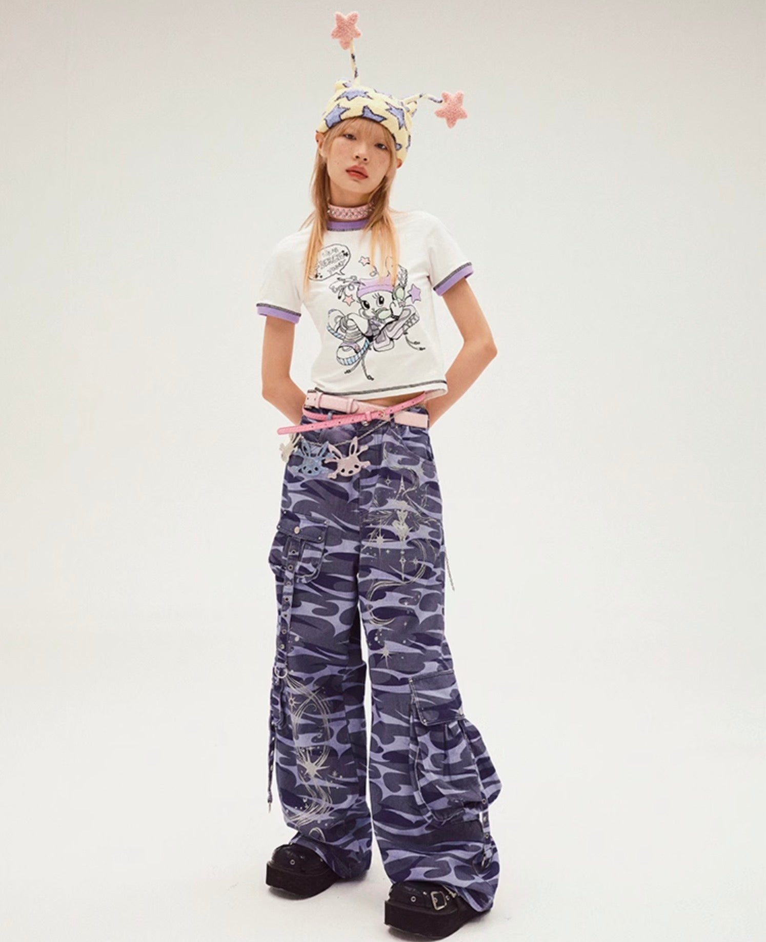 Elf Print Totem Jeans【s0000008216】