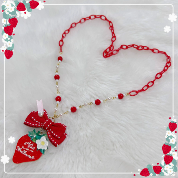 Halloween Alice - Lolita Strawberry Accessory Set