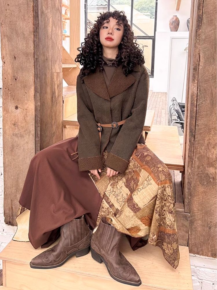 Casual suede jacket【s0000004585】