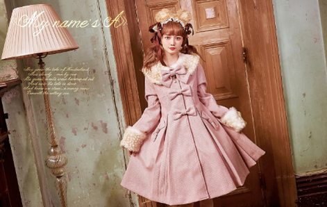 Unideer - Casual Lolita Winter Wool Down Coat Multicolors