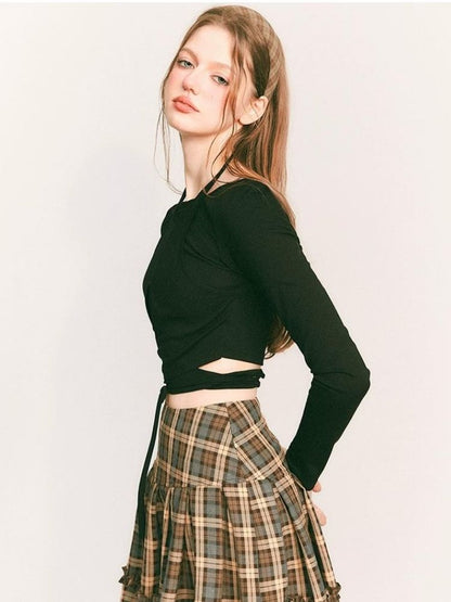 Fake two-piece knitted sweater【s0000003235】