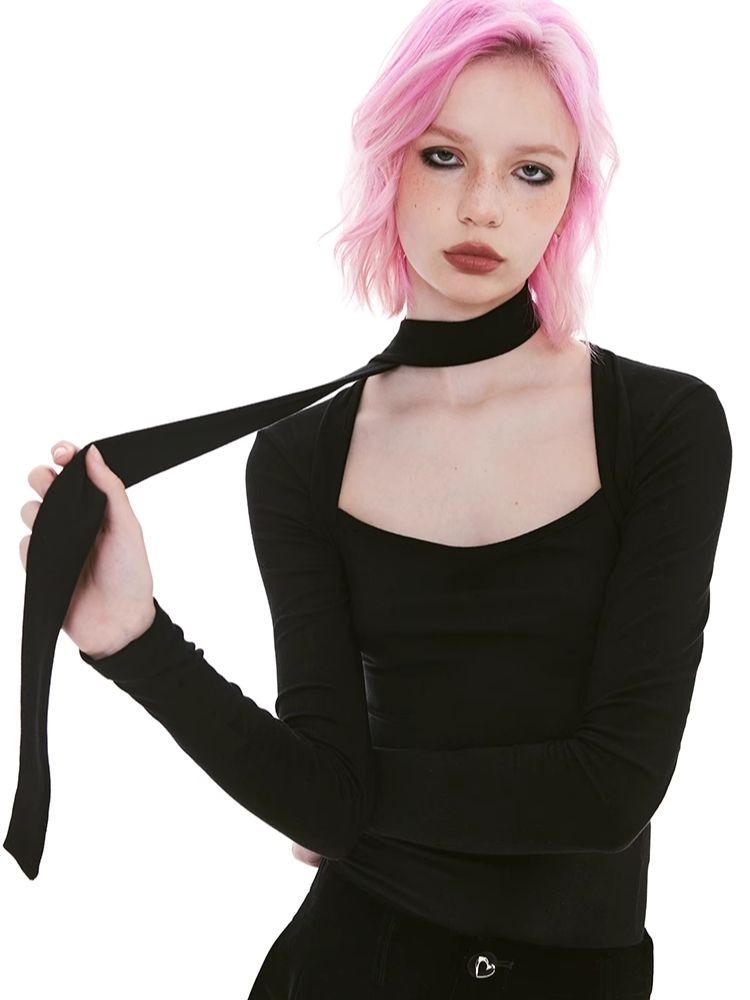 Skinny Tight Long Sleeve t-shirt【s0000004963】