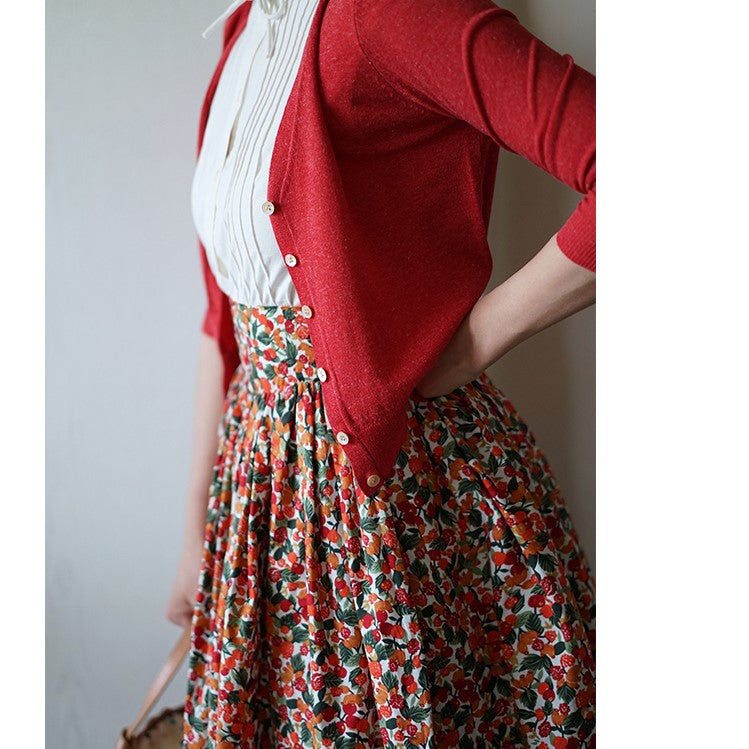 Brooklyn Sweetheart Floral Vintage Skirt