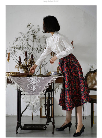 Embroidered vintage blouse