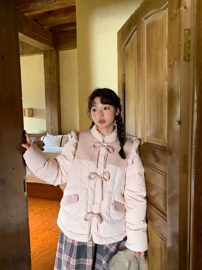 Bowknot small fly-sleeved Jacket【s0000005897】