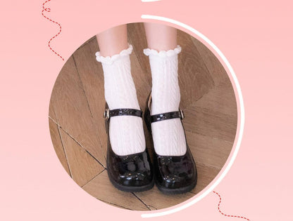 Sosic - Sweet Lolita Mary Jane Flat Shoes