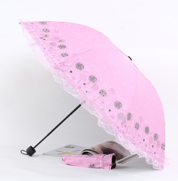 Qiteng - Daily Lolita Lace Princess Sunshade Parasol