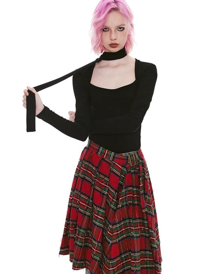 Skinny Tight Long Sleeve t-shirt【s0000004963】