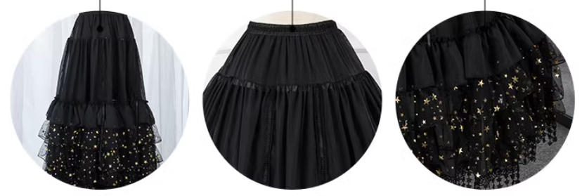 Manyiluo - Starry Dream River - Wedding Lolita Violent Adjustable Fishbone Bustle