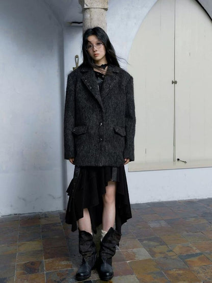 Tweed studded blazer【s0000004521】