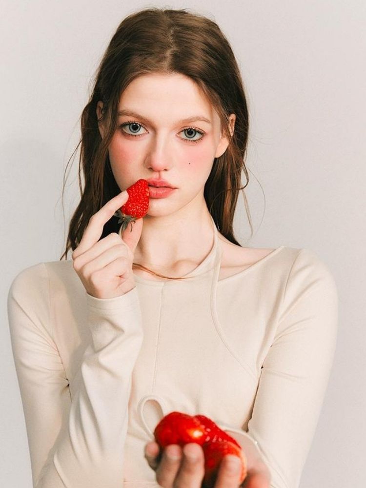 Fake two-piece knitted sweater【s0000003235】