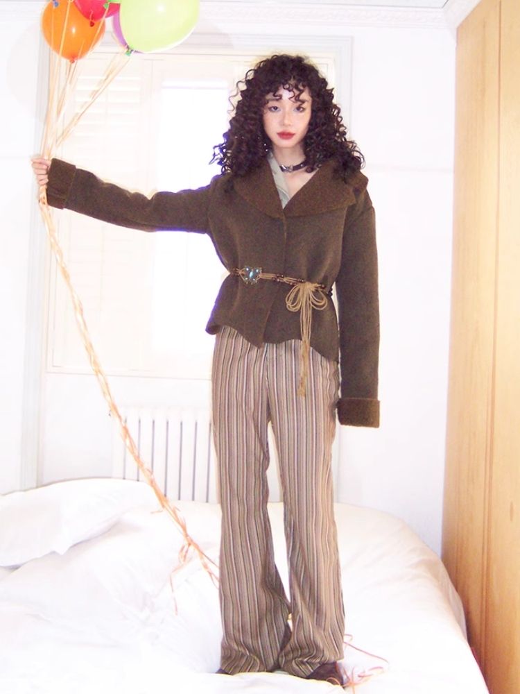 Casual suede jacket【s0000004585】