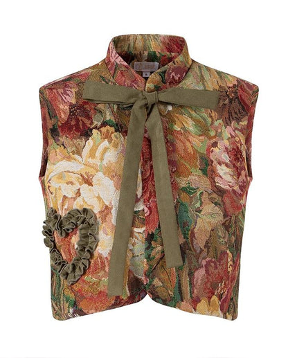 ZJstory - Gilded Age - Vintage Lolita Vest Suit Oil Painting Style Skirt Coat