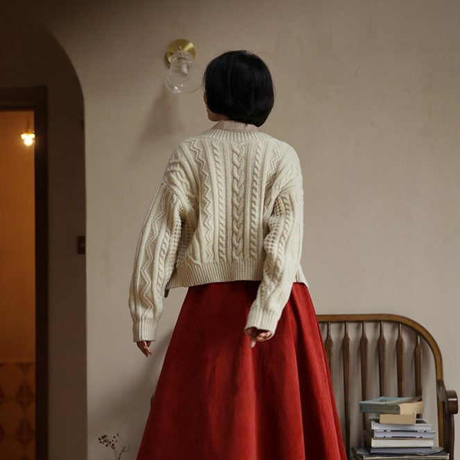 lady's retro cardigan