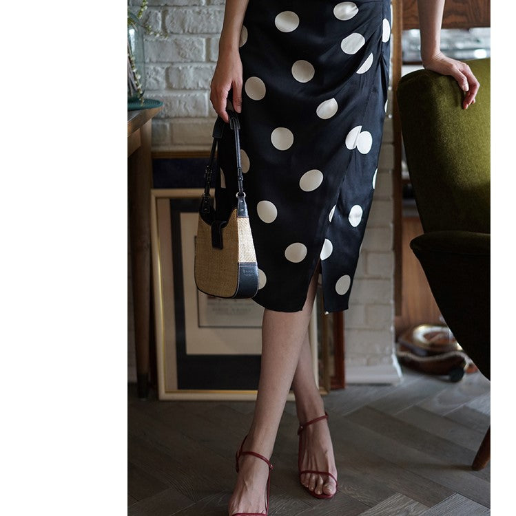 Duchess polka dot vintage skirt