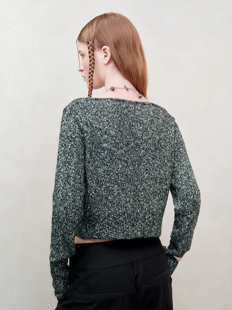 V-Neck Drawstring Knit Cardigan Jacket【s0000008182】