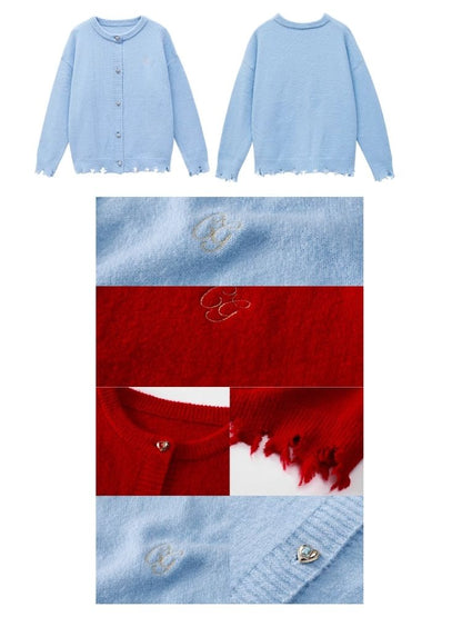 Tassel Broken Sweater Cardigan Jacket【s0000004975】