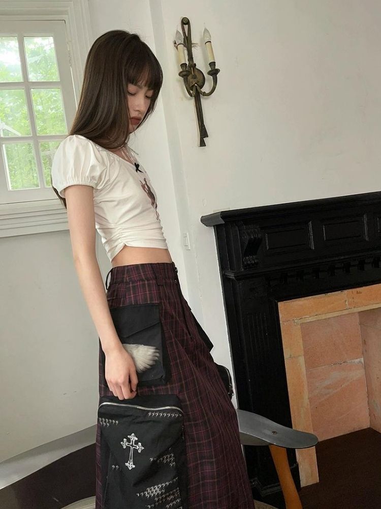 Short-sleeved short tops【s0000003003】