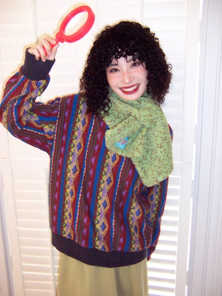 Vintage Jacquard Loose Sweater【s0000005133】