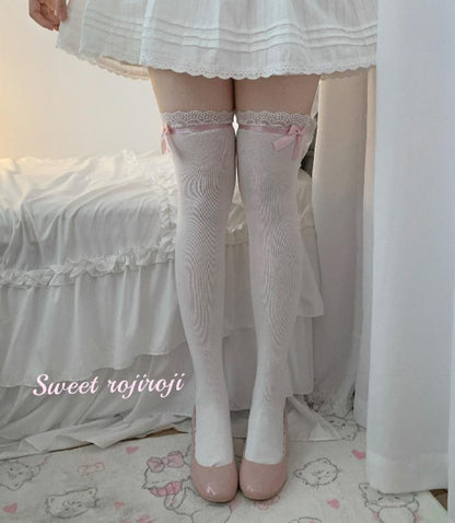 Roji roji - Spring Lolita Socks Mid-calf Socks Over Knee Stockings