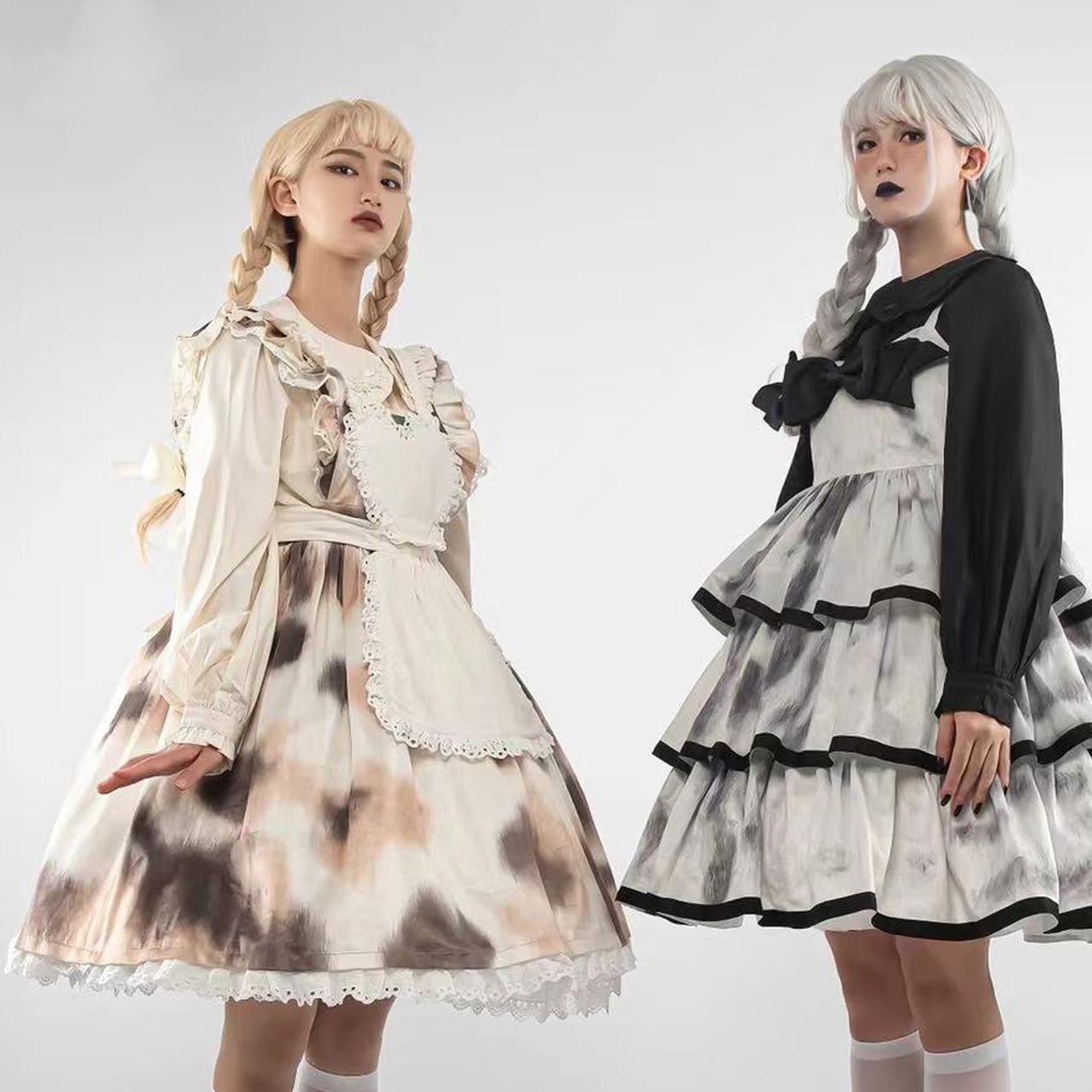 MIST - Sweet Lolita Blouse Doll Collar Lolita Shirt With Bubble Sleeve