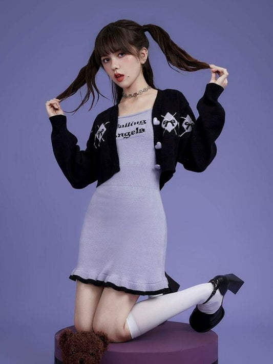 Sweet and Spicy Pure Lust Dress Sweater Set【s0000004425】