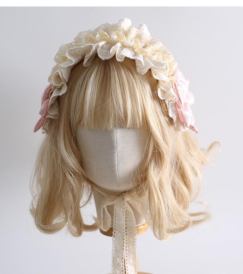 Xiaogui - Sweet Lolita Headband Lace Hairband Ballet Style