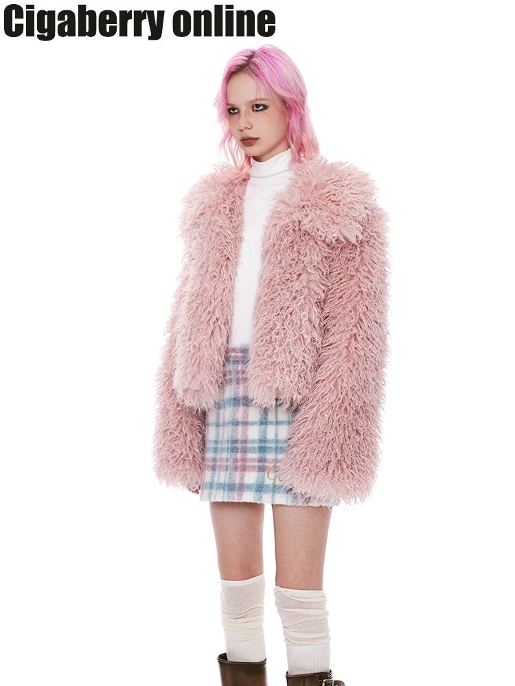 Shaker Color Plaid Red Plaid Half Skirt【s0000004964】