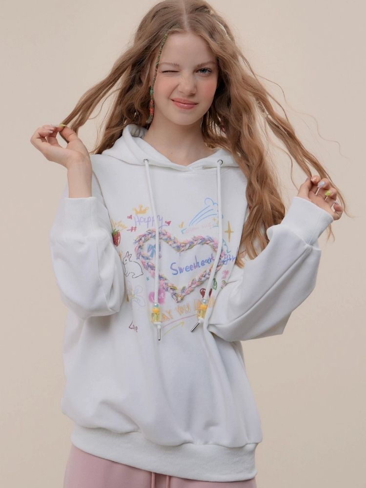 Long sleeve loose sweatshirt【s0000003755】