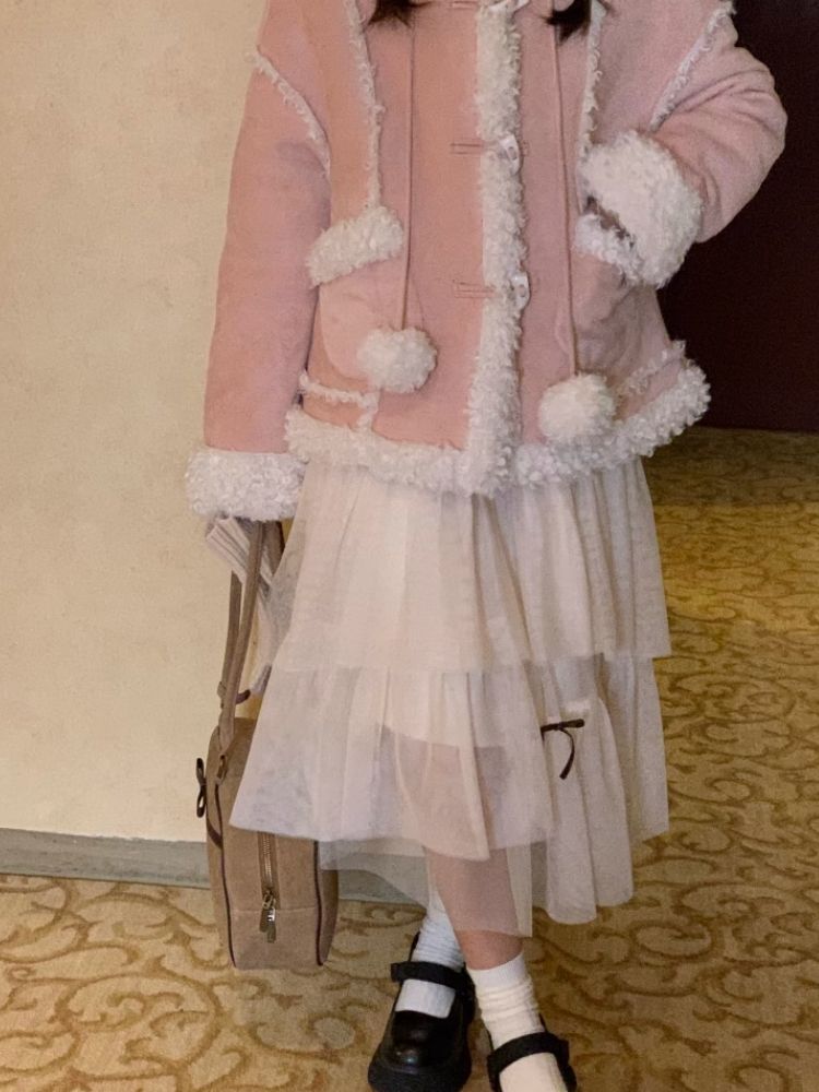 Bow Mesh Half Skirt【s0000005876】