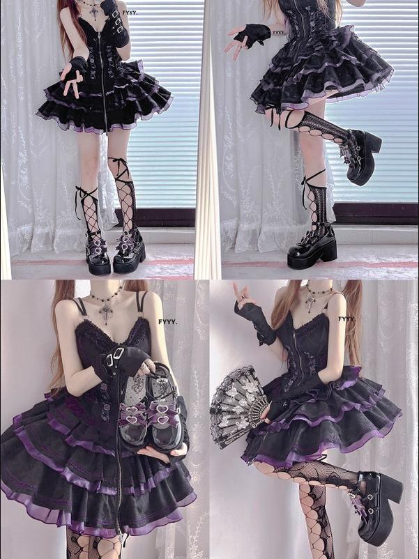 Sheep Puff - Sweet Lolita Heel Punk Platform Shoes