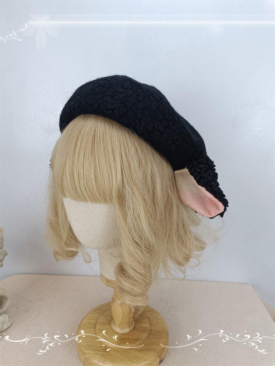 Cocoa Jam - Upgrade 3D Sheep Ear Lolita Beret