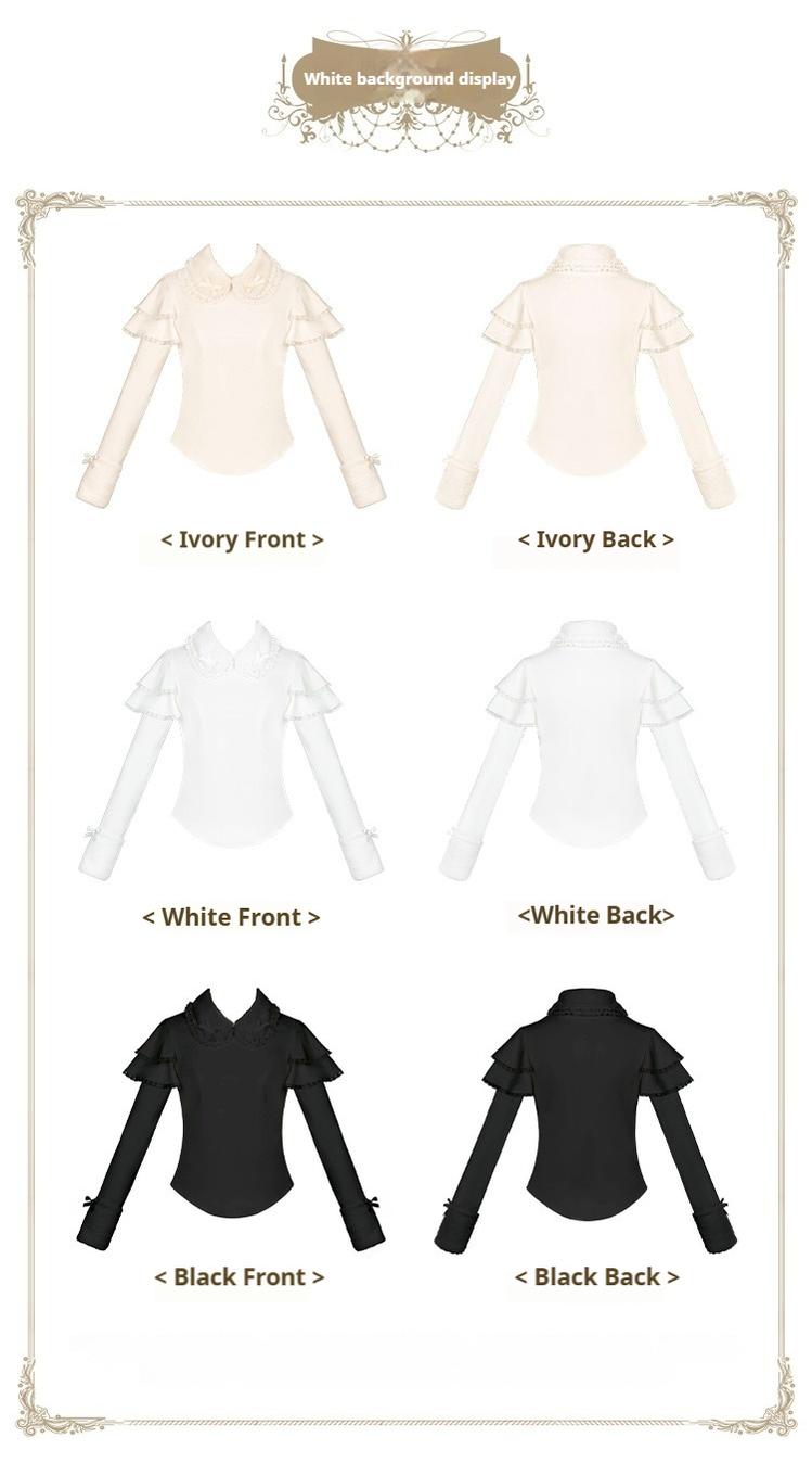 With PUJI - Sweet Lolita Innerwear Autumn and Winter Lolita Sweater