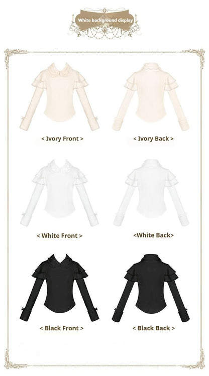 With PUJI - Sweet Lolita Innerwear Autumn and Winter Lolita Sweater