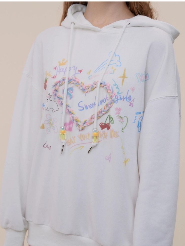 Long sleeve loose sweatshirt【s0000003755】