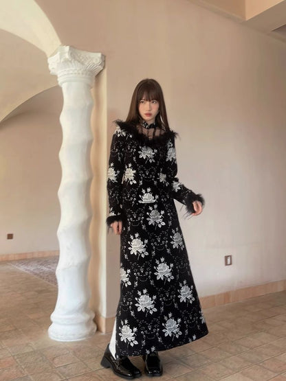 Side Split Long Half Skirt【s0000004902】