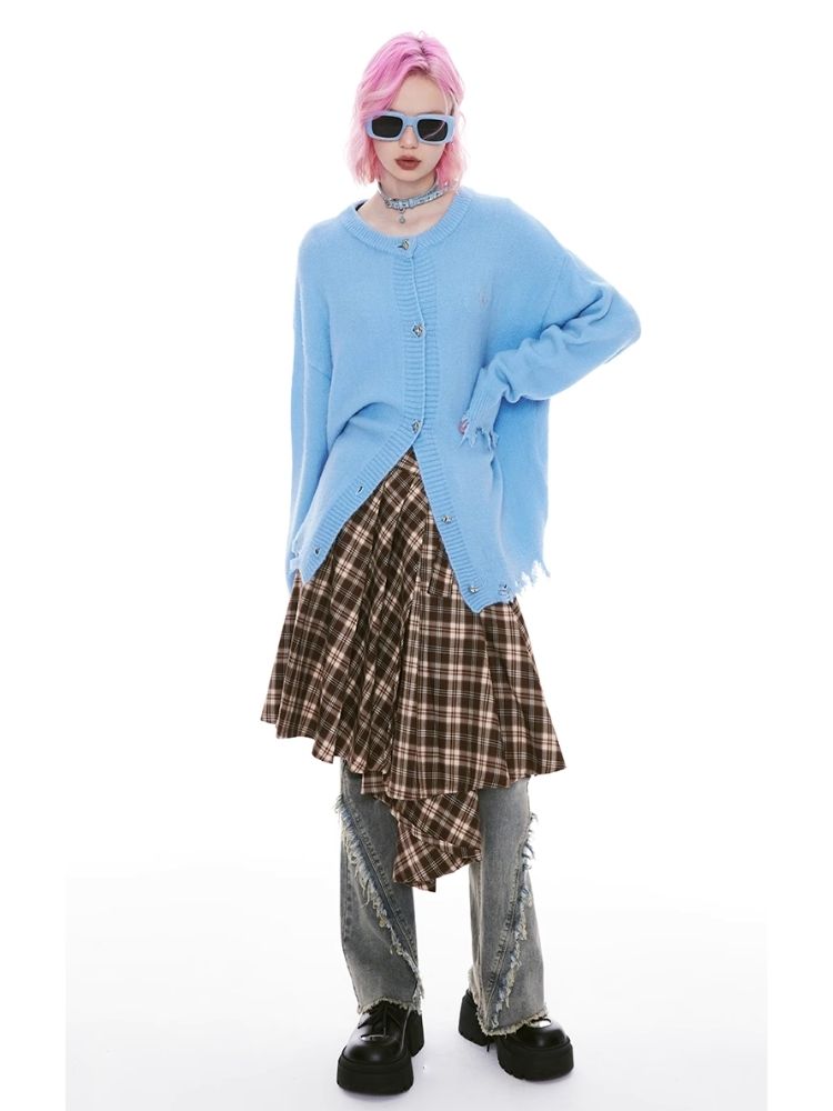 Tassel Broken Sweater Cardigan Jacket【s0000004975】