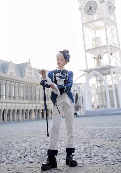CastleToo - Coffin of Pilgrimage - Medieval European Ouji Lolita Shirt & Pants Suit