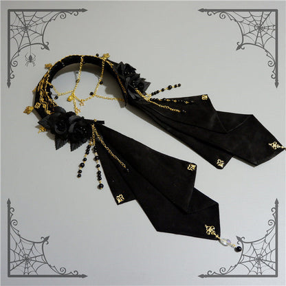 Foxcherry-Palace Retro Gorgeous Lolita headdress Multicolors